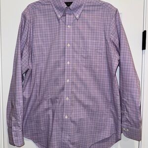 Ralph Lauren Casual Button Down Shirt in Purple Checkered